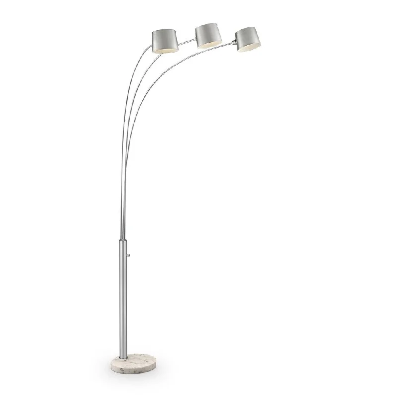 Way Switch Floor Lamp for Multiple Light Intensity Levels Way Switch Floor Lamp for Multiple Light Intensity LevelsOK Lighting Nova Silver Arch-Floor Lamp Way Switch Floor Lamp for Multiple Light Intensity Levels Way Switch Floor Lamp for Multiple Light Intensity LevelsOK Lighting Nova Silver Arch-Floor Lamp