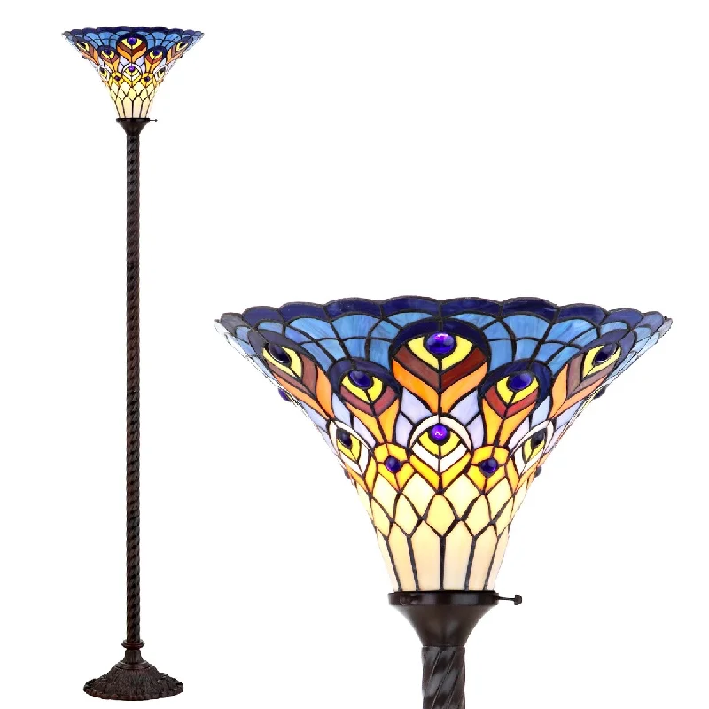 Industrial Style Floor Lamp with Exposed Bulbs for Loft ApartmentsIndustrial Style Floor Lamp with Exposed Bulbs for Loft ApartmentsPeacock Tiffany-Style 70" Torchiere LED Floor Lamp, Bronze by JONATHAN Y Industrial Style Floor Lamp with Exposed Bulbs for Loft ApartmentsIndustrial Style Floor Lamp with Exposed Bulbs for Loft ApartmentsPeacock Tiffany-Style 70" Torchiere LED Floor Lamp, Bronze by JONATHAN Y