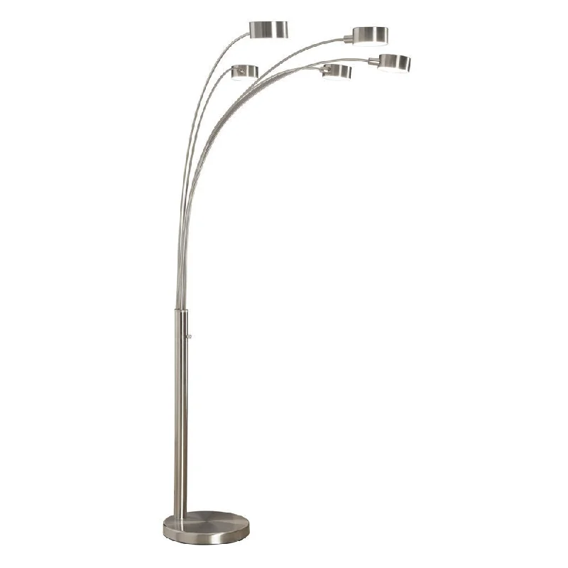 Industrial Style Floor Lamp with Exposed Bulbs for Loft ApartmentsIndustrial Style Floor Lamp with Exposed Bulbs for Loft ApartmentsQ-Max 5 Arc Brushed Steel Floor Lamp with Dimmer Switch and 360-degree Rotatable Shades Industrial Style Floor Lamp with Exposed Bulbs for Loft ApartmentsIndustrial Style Floor Lamp with Exposed Bulbs for Loft ApartmentsQ-Max 5 Arc Brushed Steel Floor Lamp with Dimmer Switch and 360-degree Rotatable Shades