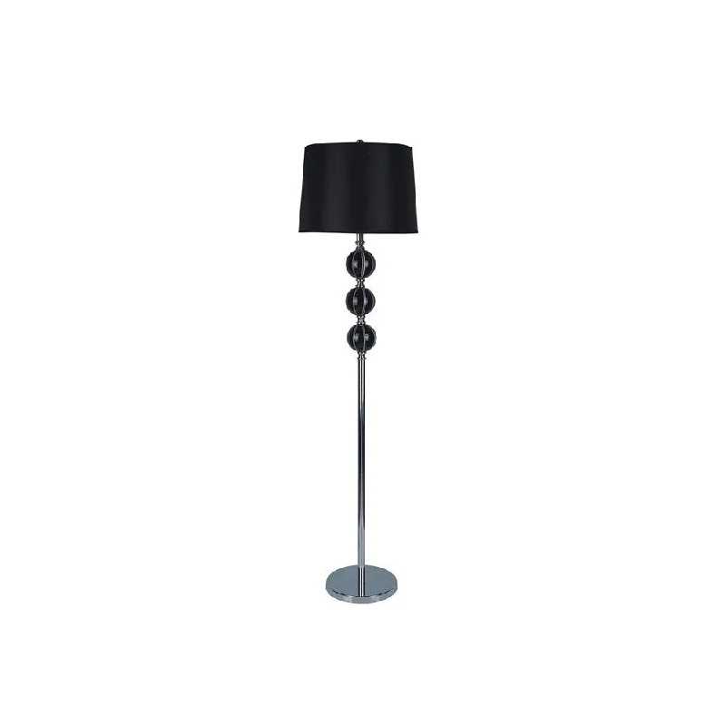Adjustable Height Floor Lamp for Versatile Lighting NeedsAdjustable Height Floor Lamp for Versatile Lighting NeedsQ-Max Black Triple-orb Lux Floor Lamp with Chrome Base Adjustable Height Floor Lamp for Versatile Lighting NeedsAdjustable Height Floor Lamp for Versatile Lighting NeedsQ-Max Black Triple-orb Lux Floor Lamp with Chrome Base
