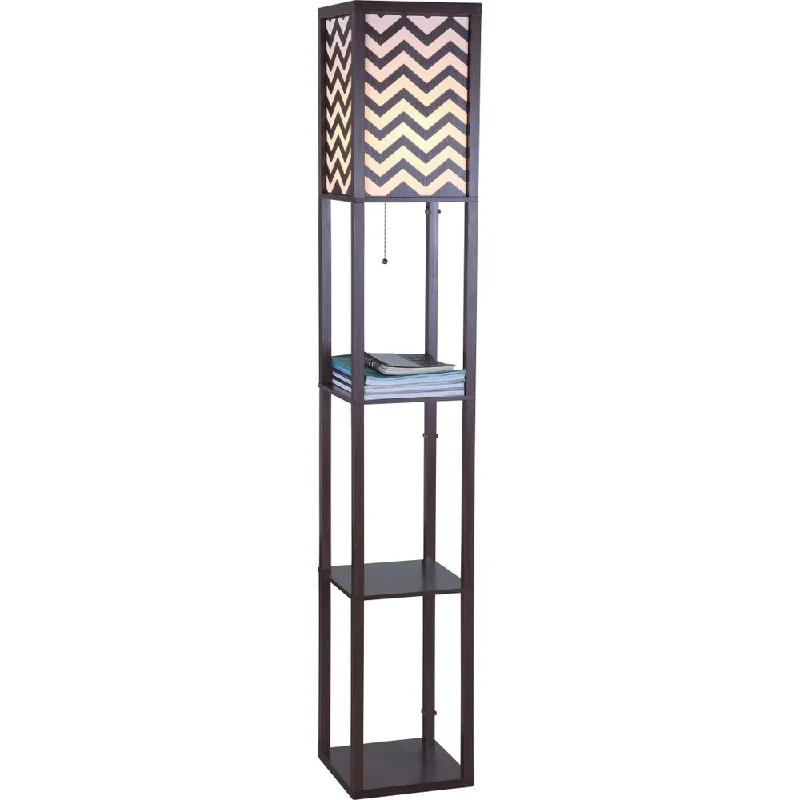 Modern Minimalist Floor Lamp for Contemporary Living RoomsModern Minimalist Floor Lamp for Contemporary Living RoomsQMax Brown Wood/Metal 63-inch High Floor Lamp with Zig-zag Shade Panels Modern Minimalist Floor Lamp for Contemporary Living RoomsModern Minimalist Floor Lamp for Contemporary Living RoomsQMax Brown Wood/Metal 63-inch High Floor Lamp with Zig-zag Shade Panels