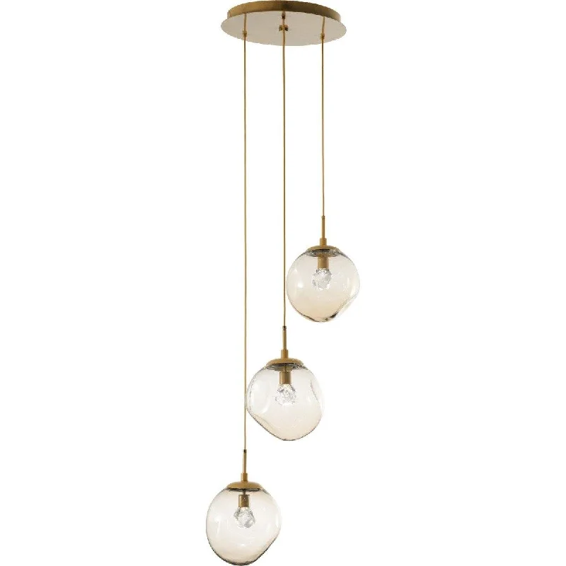 Geo Crystal with Smoke Glass-Hammerton Studio