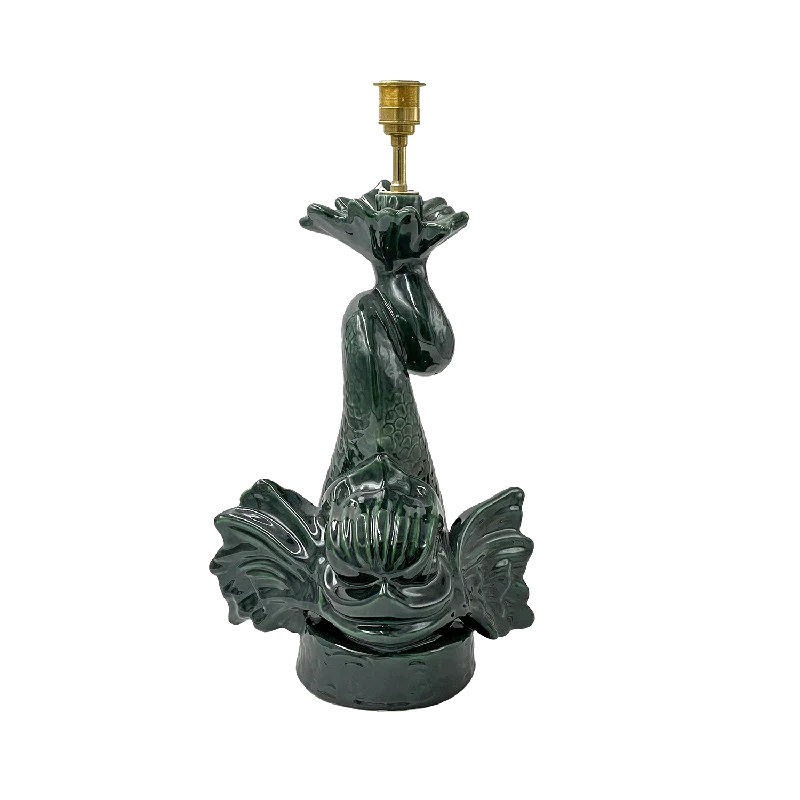 metal table lamps with a matte black finish for a sleek appearancemetal table lamps with a matte black finish for a sleek appearanceEmerald Green Dolphin Lamp
