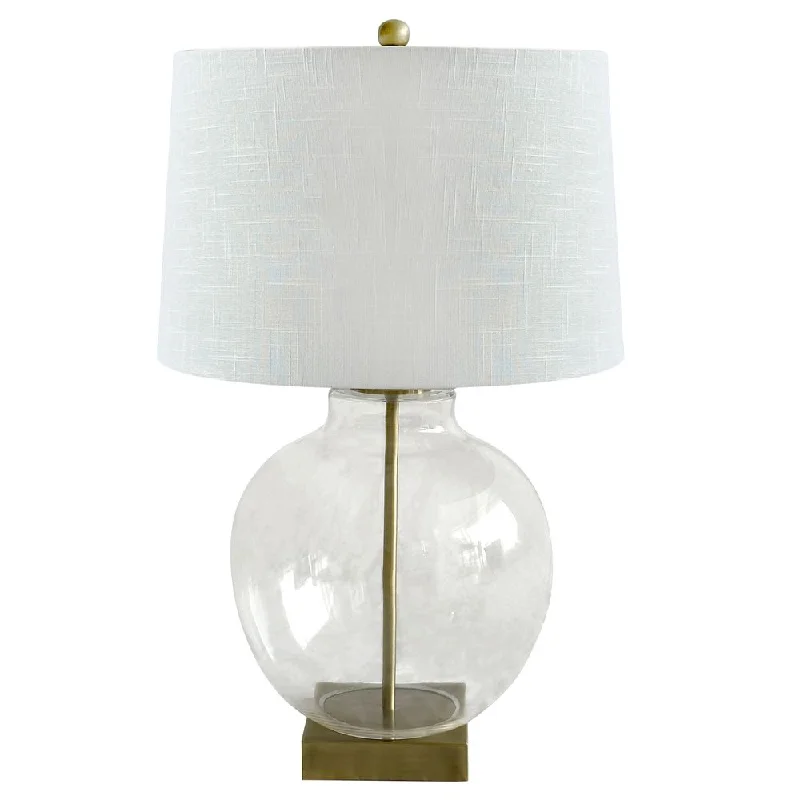 asian inspired table lamps with bamboo accents for a zen atmosphereasian inspired table lamps with bamboo accents for a zen atmosphereEllyn Glass and Brass Lamp with White Linen Shade