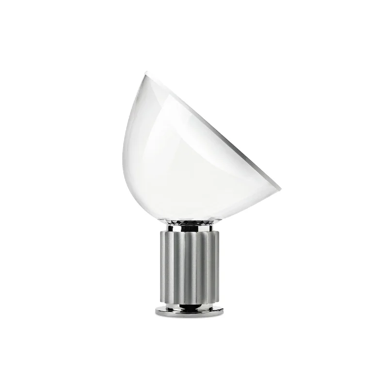 glass table lamps with a frosted surface for soft light diffusionglass table lamps with a frosted surface for soft light diffusionTaccia PMMA Table Lamp - Silver