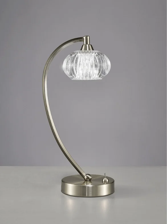 crystal table lamps with dazzling prisms for a glamorous effectcrystal table lamps with dazzling prisms for a glamorous effectFarr 1 Light Table Lamp In Satin Nickel With Ribbed Glass Shade - ID 6356 crystal table lamps with dazzling prisms for a glamorous effectcrystal table lamps with dazzling prisms for a glamorous effectFarr 1 Light Table Lamp In Satin Nickel With Ribbed Glass Shade - ID 6356